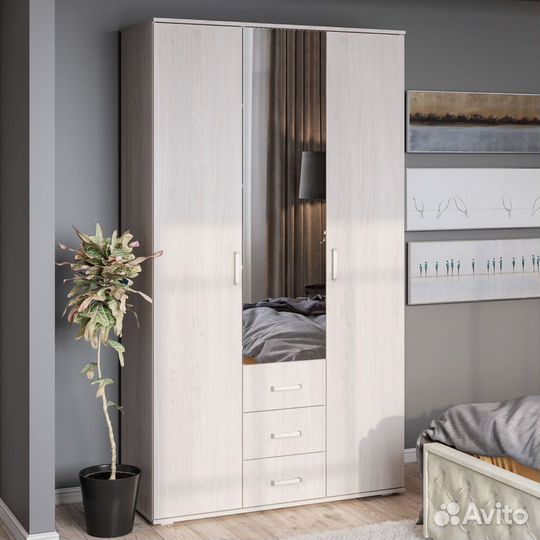 Шкаф 3-х створчатый Бэлла