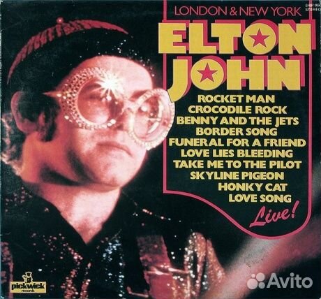 Elton john - London & New York (LP, Used)