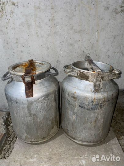 Алюминиевый бидон СССР 40л