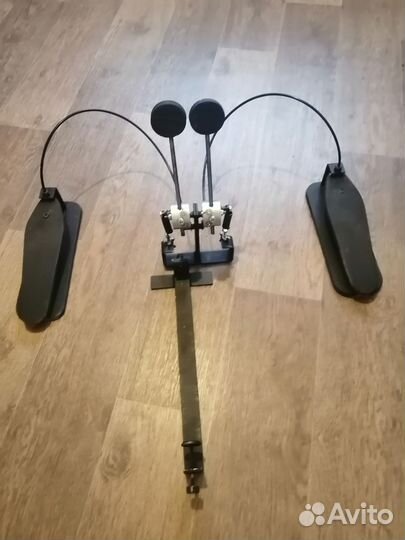 Педаль для кахона, бас барабана двойная