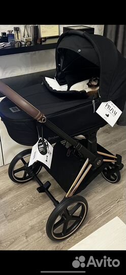 Коляска Cybex Priam IV шасси Rosegold