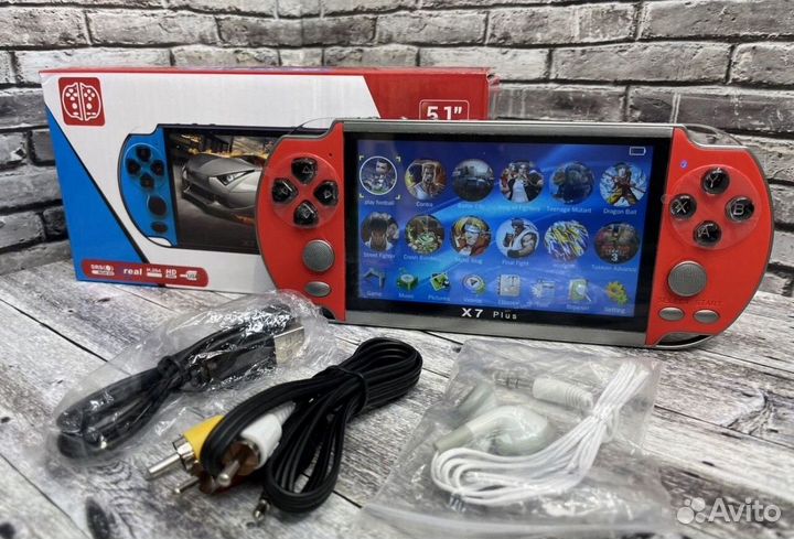 Портативная игровая приставка с большим экраном