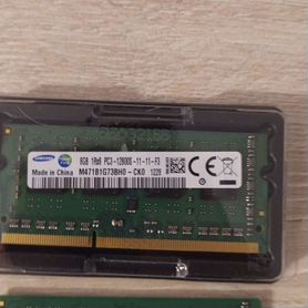 Оперативная память sodimm ddr3 8gb 1600mhz Samsung