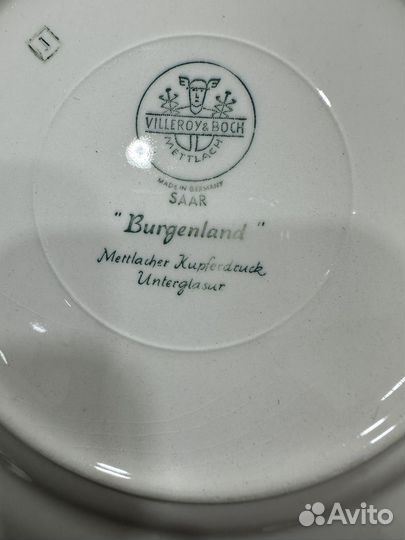 Сервиз столовый виллерой бош винтаж