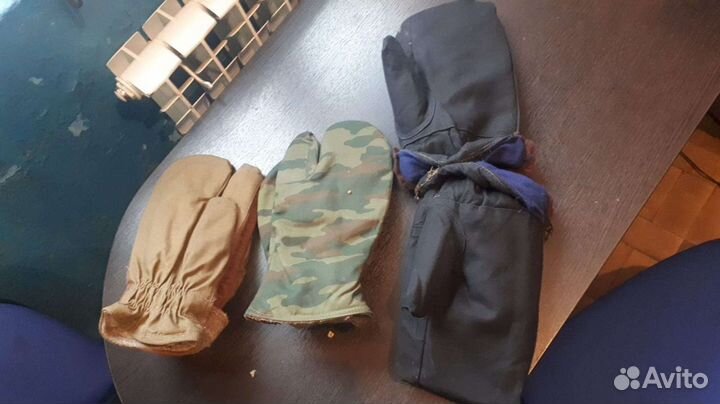 Варежки перчатки армейские