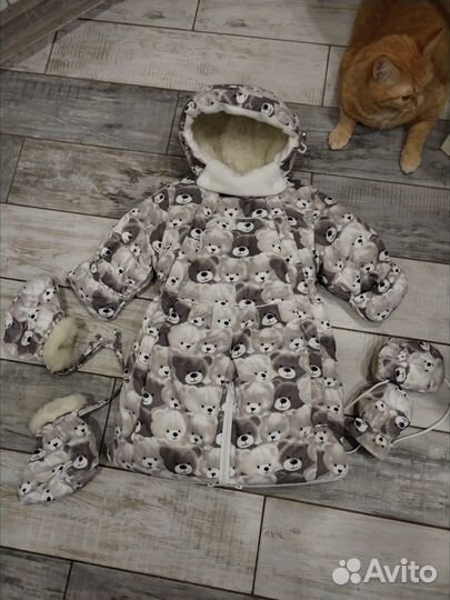 Демисезонный/Зимний комбинезон 74 размер