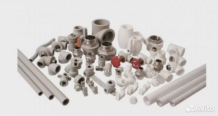 Труба полипропиленовая 32х4.4мм PN20. Код: 6064/10737