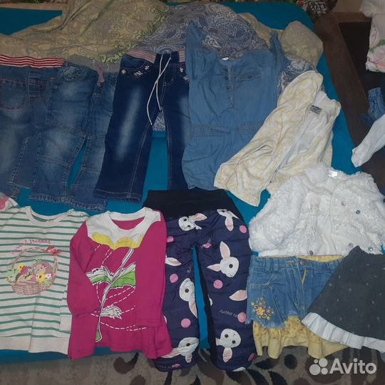 Вещи пакетом на девочку