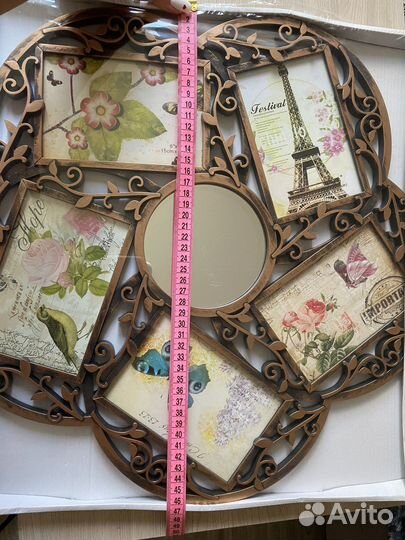 Рамка для фотографий с зеркалом