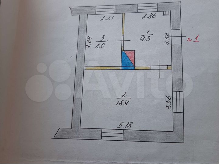 Дом 35,7 м² на участке 7 сот.