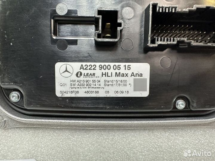 Блок управления фары Mercedes A2229000515