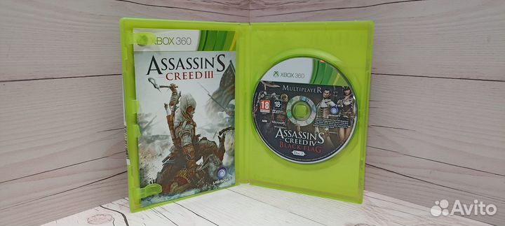 Игра Assassins Creed 3 для Xbox 360 Б/У