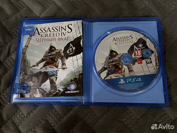 Игра для ps4 assassin's creed lV чёрный флаг