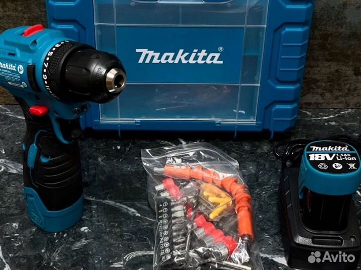 Шуруповерт makita 18V бесщеточный