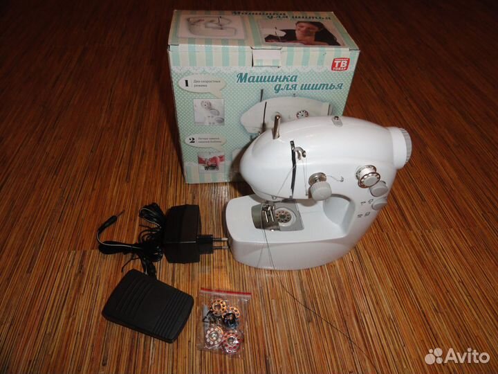 Новая Мини швейная машинка с электроприводом Mini