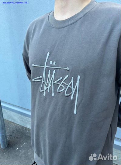 Stussy свитшот чёрный (Арт.52682)