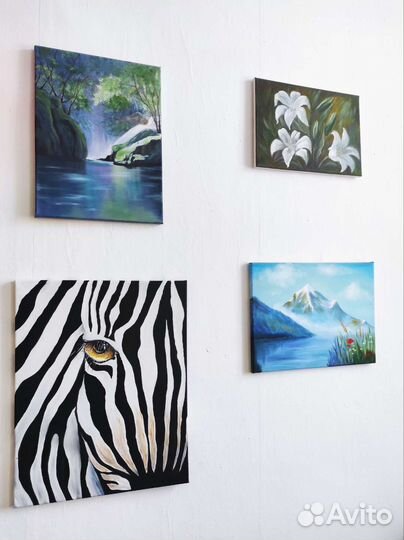 Новая картина маслом на холсте