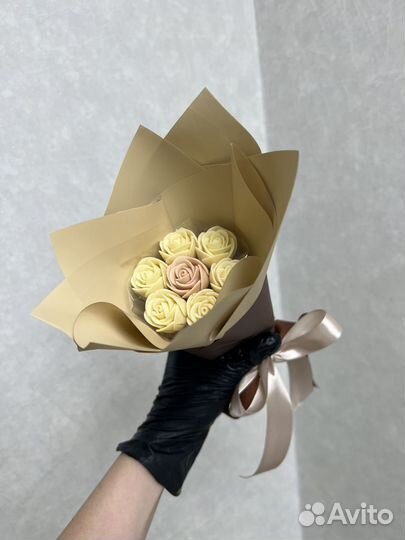 Съедобный букет/Шоколадный букет/Розы из шоколада