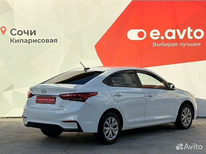 Hyundai Solaris 1.6 AT, 2019, 134 250 км