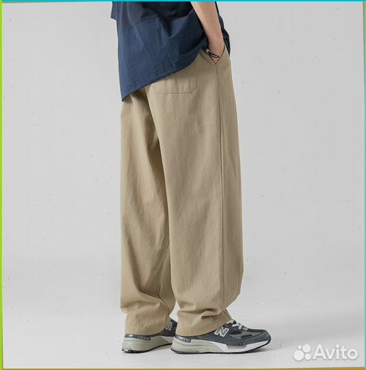 Карго брюки широкие (качество premium)