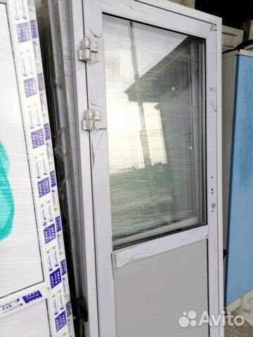 Готовые двери 950х2100 мм алюминиевые