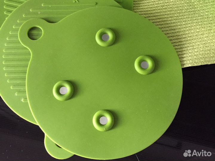 Набор столовой посуды зеленое яблоко