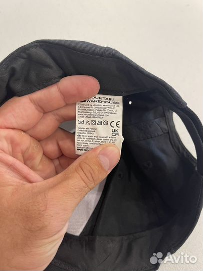 Бейсболка mountein warehouse черная