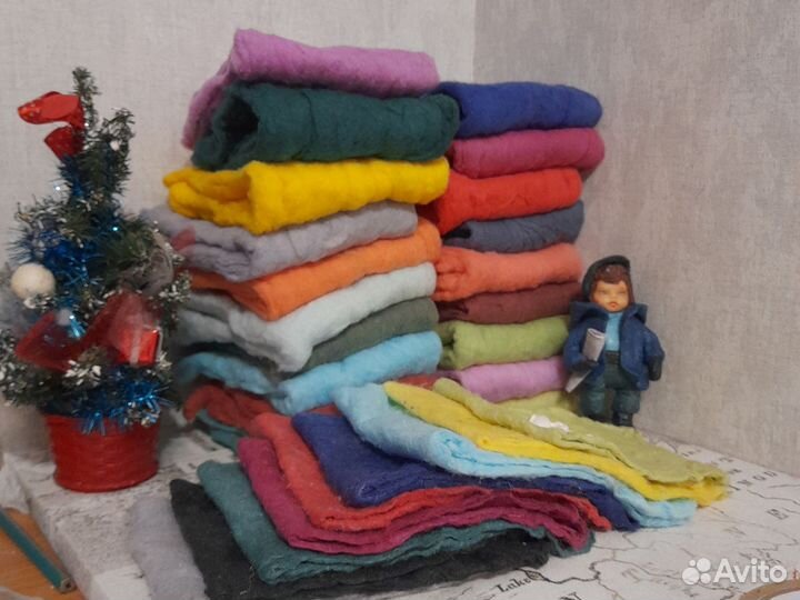 Окрашенная вата для ам