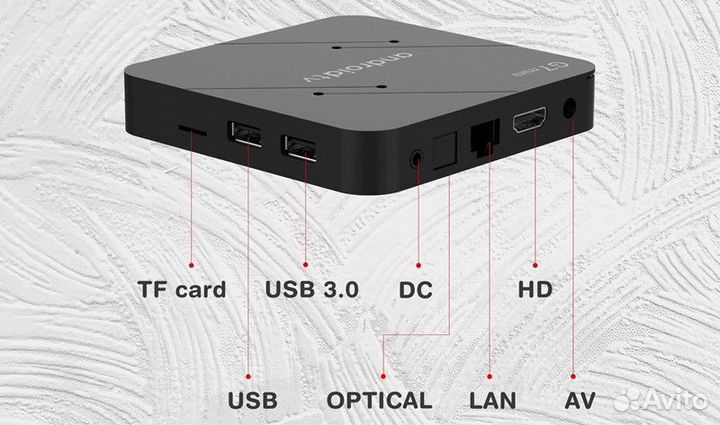 Андроид приставка Ugoos G7 Pro 2/16(голос.пульт)
