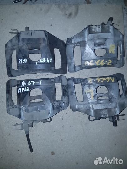 Суппорт передний левый правый Audi a4 b7,a6 c6