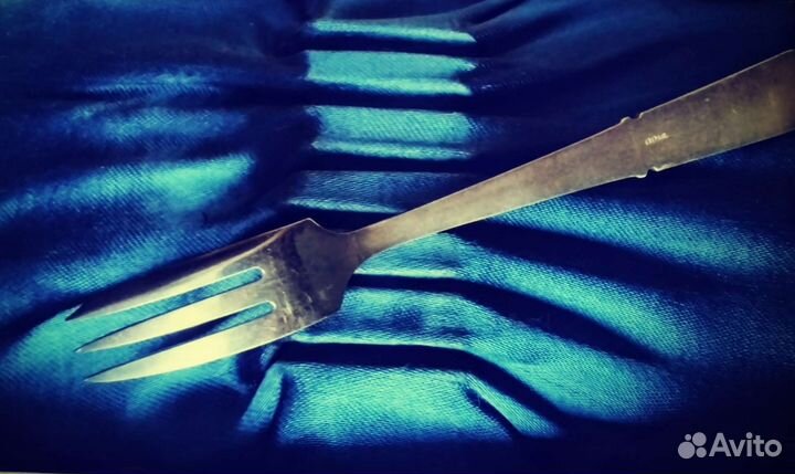 Новые десертные вилки, мельхиор, СССР