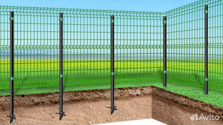 Монтаж винтовых свай под ключ