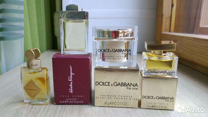 Парфюмерия миниатюры марок Люкс