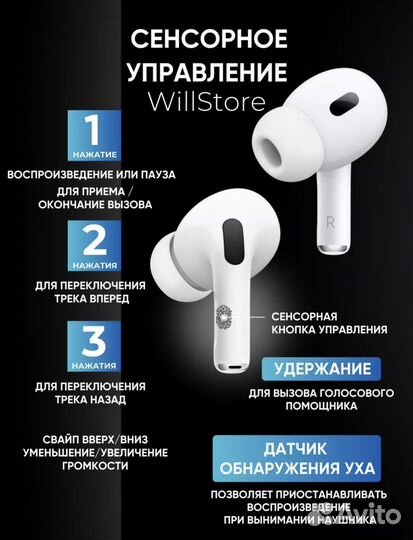 Наушники беспроводные AirPods Pro2 Premium