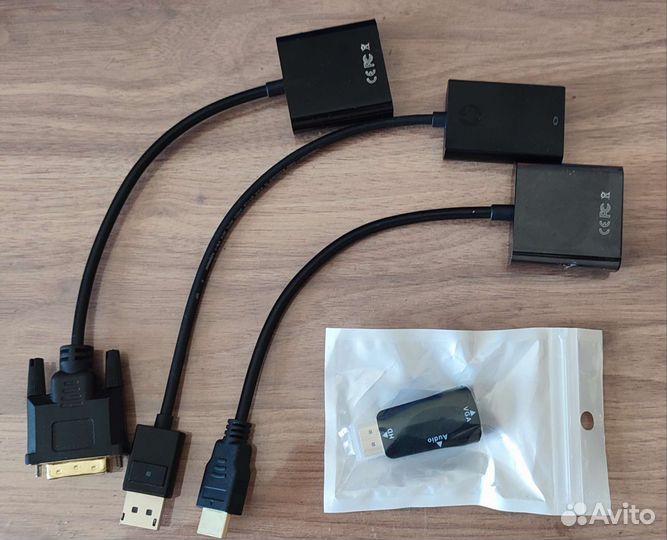 Переходники DP-VGA, hdmi-VGA