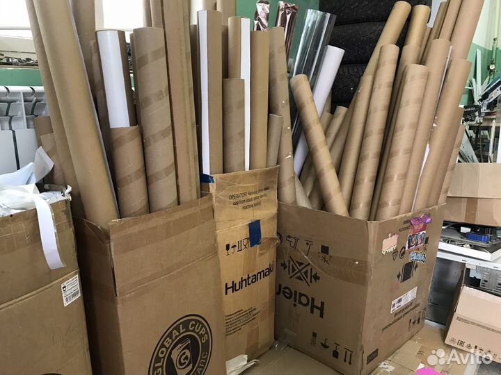 Картонные трубы