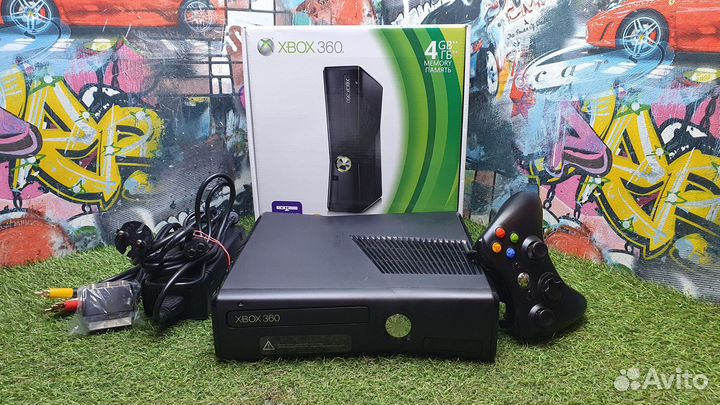 Xbox 360 S 250Gb шитая