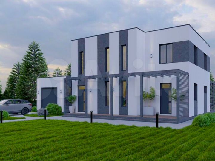 Коттедж 337 м² на участке 10 сот.