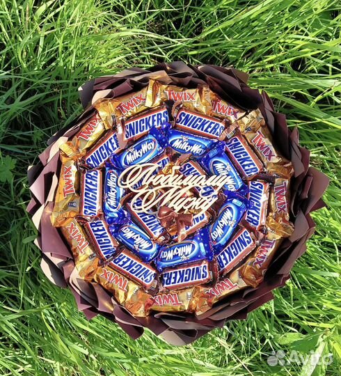 Съедобный букет/подарок мужу/отцу на 23 февраля