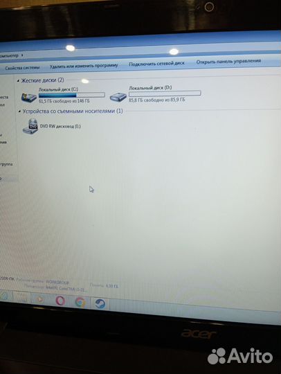 Acer intel i3 geforce 710m озу 4gb
