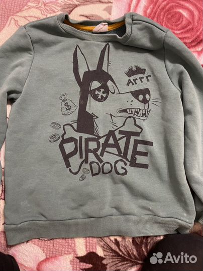 Толстовка button blue