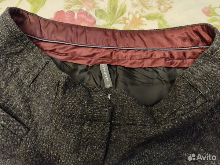 Брюки твид Naf naf, шерсть