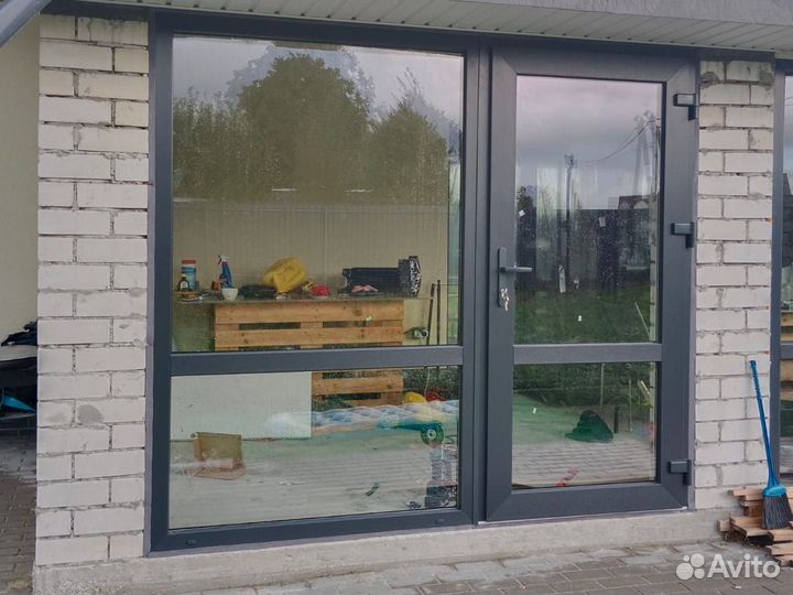 Пластиковые окна антрацит