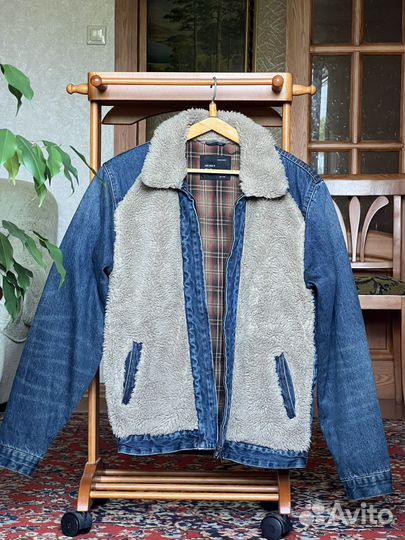 Куртка джинсовая с мехом Zara