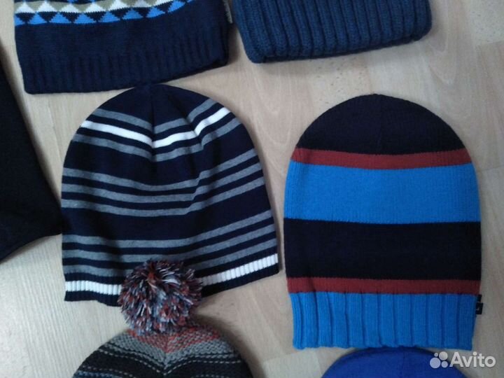Шапки на все сезоны р. 52, 54,56,шарфы, ман