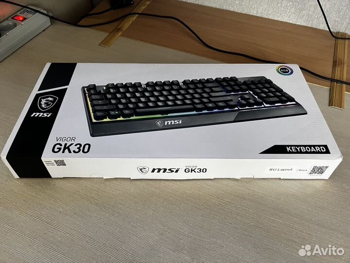 Игровая клавиатура проводная MSI Vigor GK30