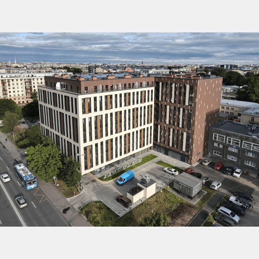 Апартаменты-студия, 42,2 м², 6/10 эт.