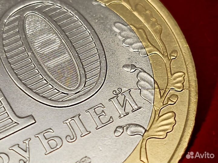 10 рублей 2010 года спмд 