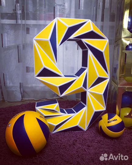 Интерьерные цифры для праздника