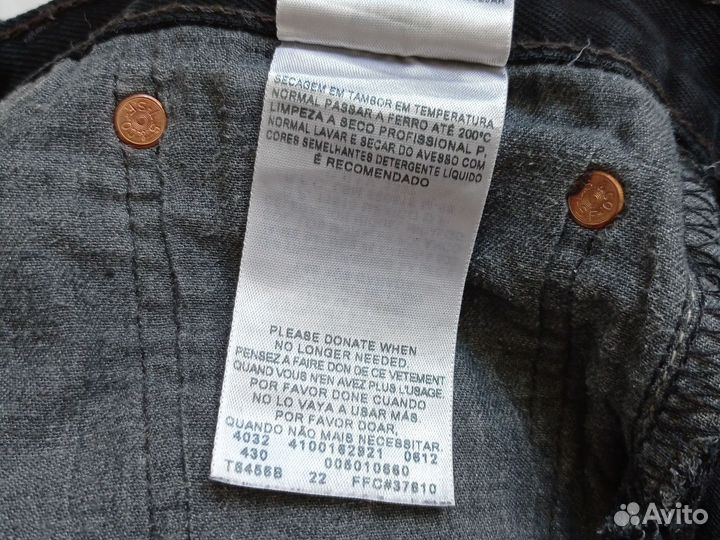 Levis 501 W33/L30 джинсы, оригинал